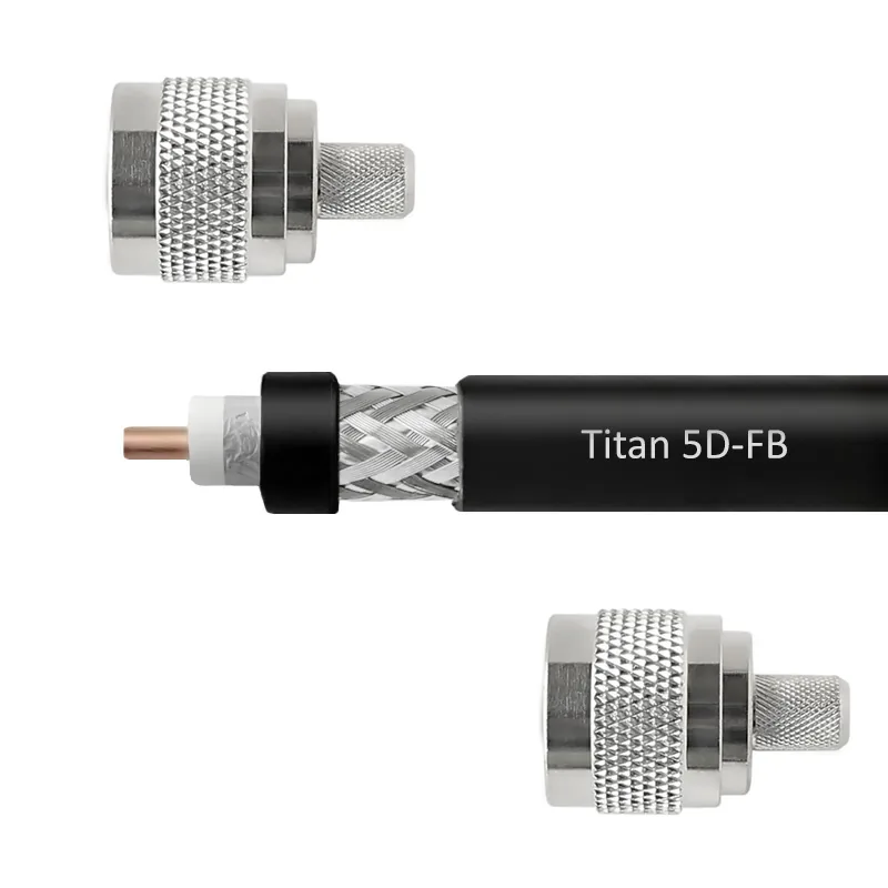 Кабельная сборка VEGATEL 5D-FB Titan N-male-N-male 1 м