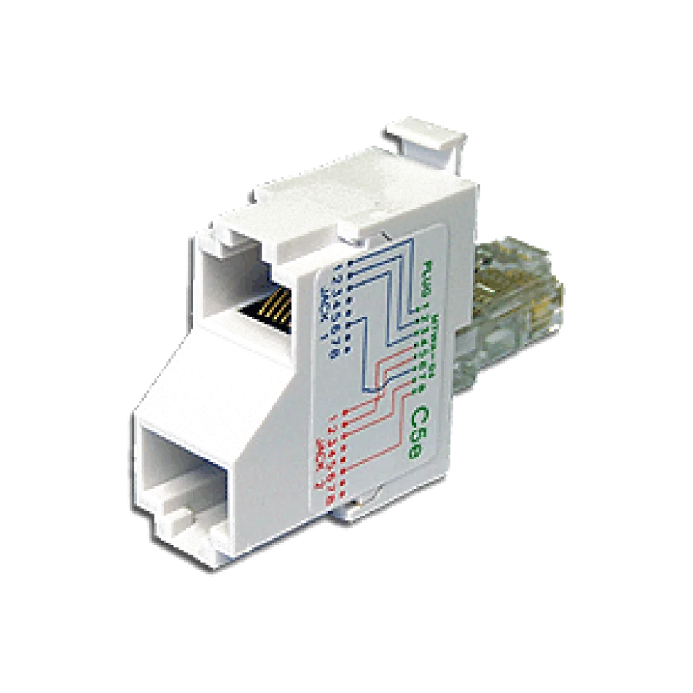 T-адаптер LANMASTER 2 компьютерных порта