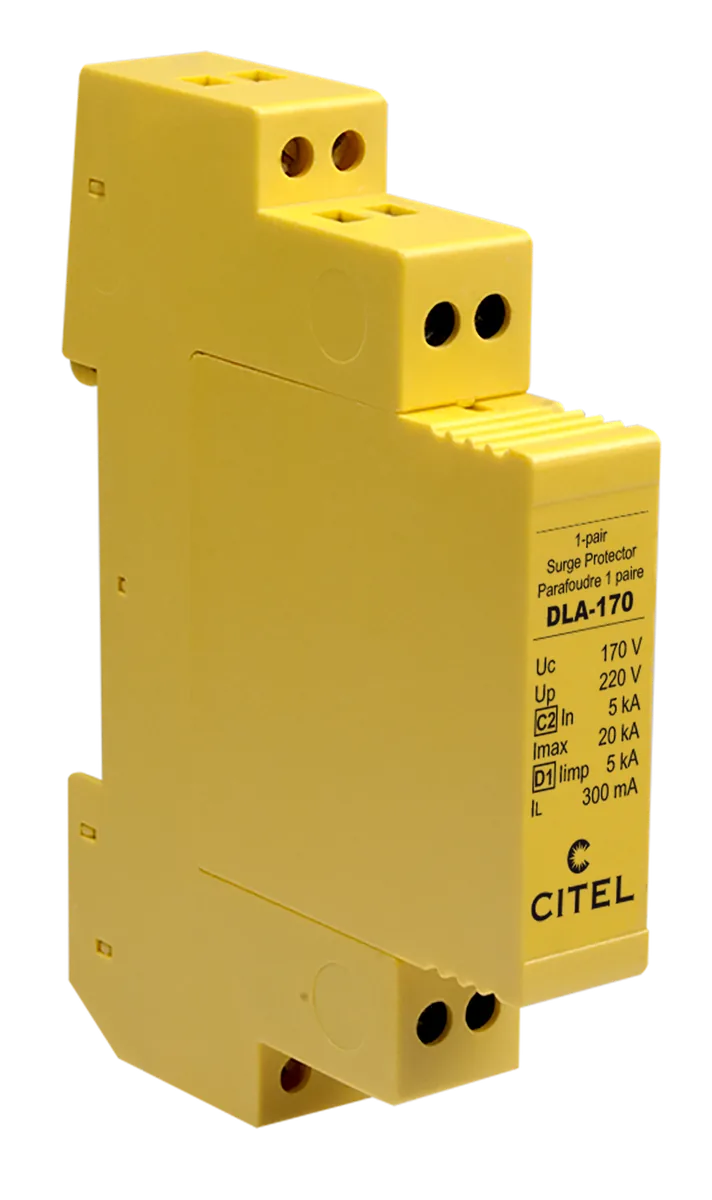 Устройство защиты от импульсных перенапряжений Citel DLA-170 (6406011), 1 пара, сети RTC, ADSL2, VDSL2