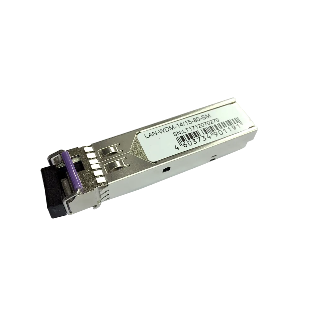 Модуль LANMASTER SFP WDM 1.25G, 1490nm/1550nm, 80 km, LC, DDM, Cisco