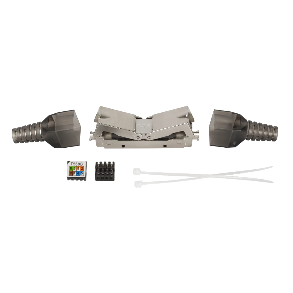 Полевой соединитель LANMASTER экранированный категории 6