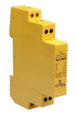 Устройство защиты от импульсных перенапряжений Citel DLA2-06DBC (640131), 2 пары, сети MIC/T2, 10BaseT