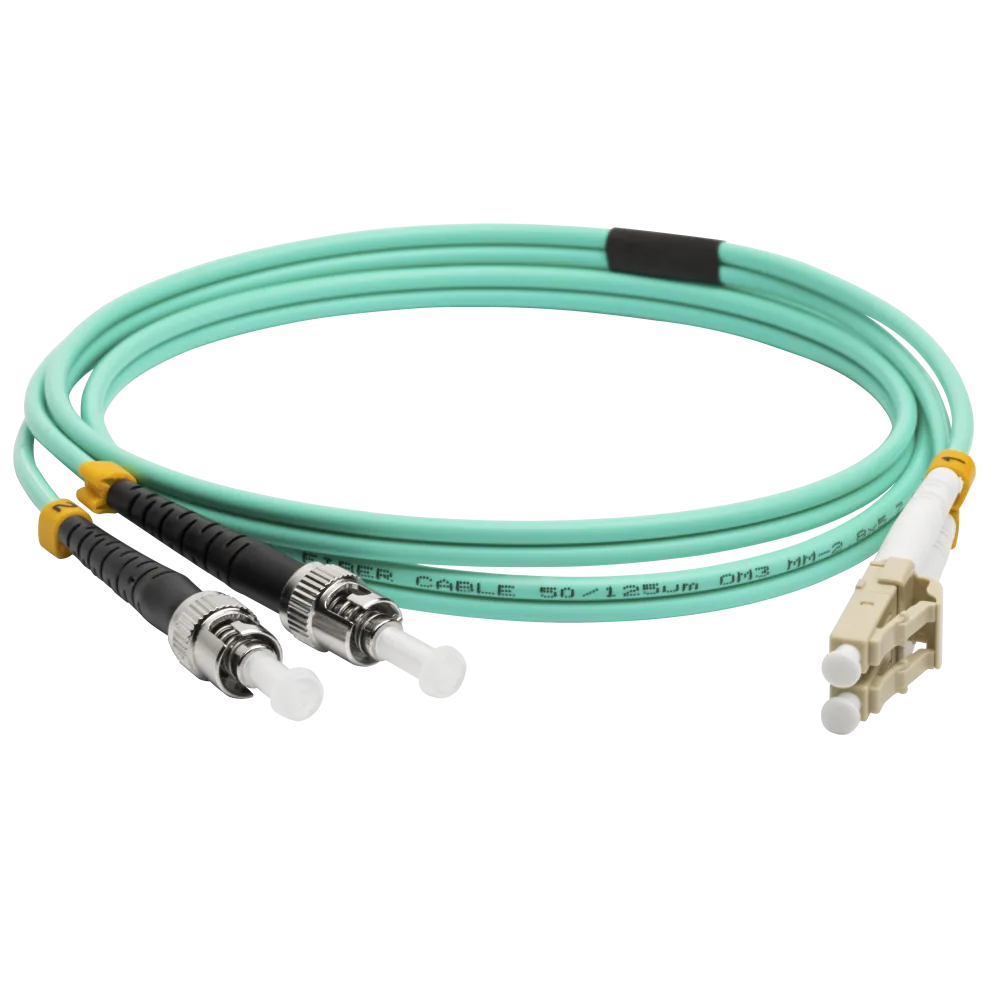 Патч-корд LANMASTER оптический LSZH ST/UPC-LC/UPC MM