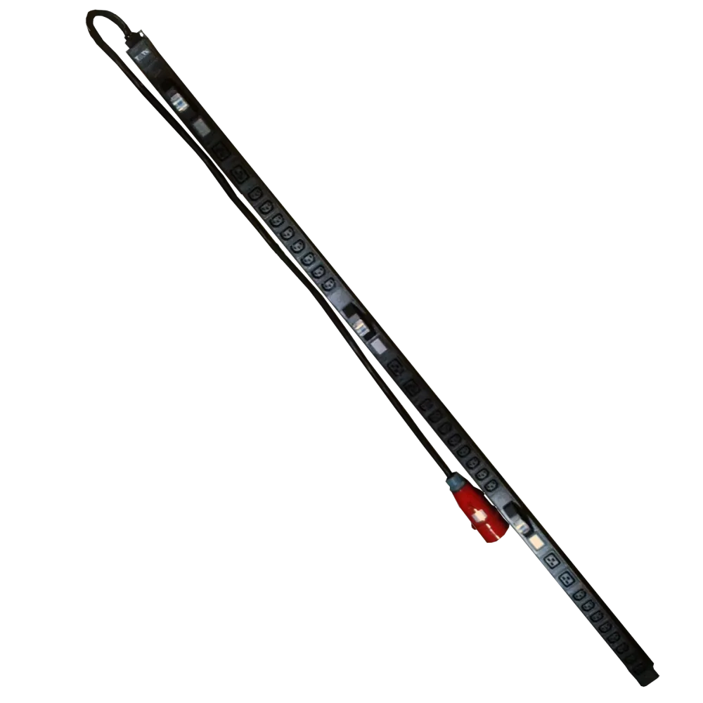 Вертикальный блок розеток LANMASTER трехфазный, 32 А