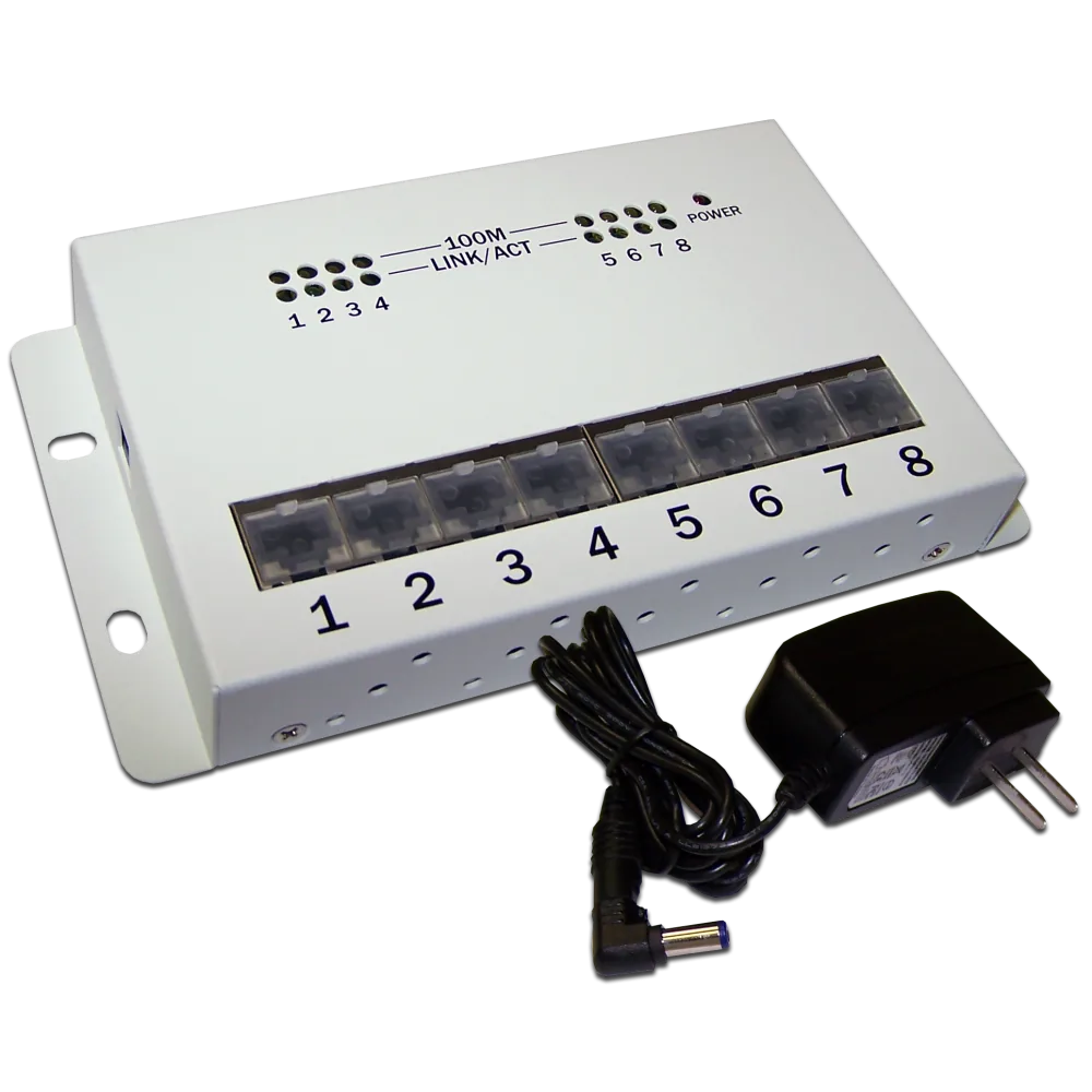 Сетевой концентратор LANMASTER 10/100 Mbps, 8 портов
