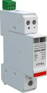 Устройство защиты от импульсных перенапряжений Citel DS220S-48DC (390412), 2-полюсный, защита сети 48В постоянного тока