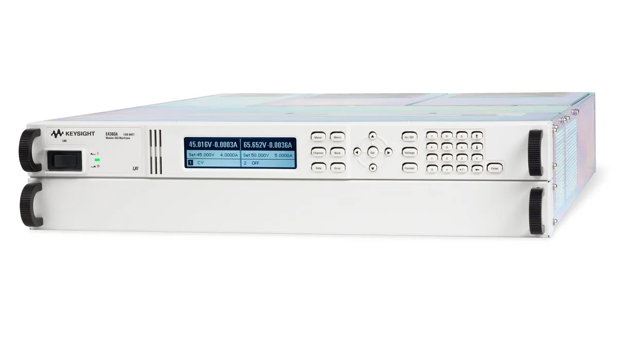 Базовый блок модульного имитатора солнечных батарей Keysight E4360A