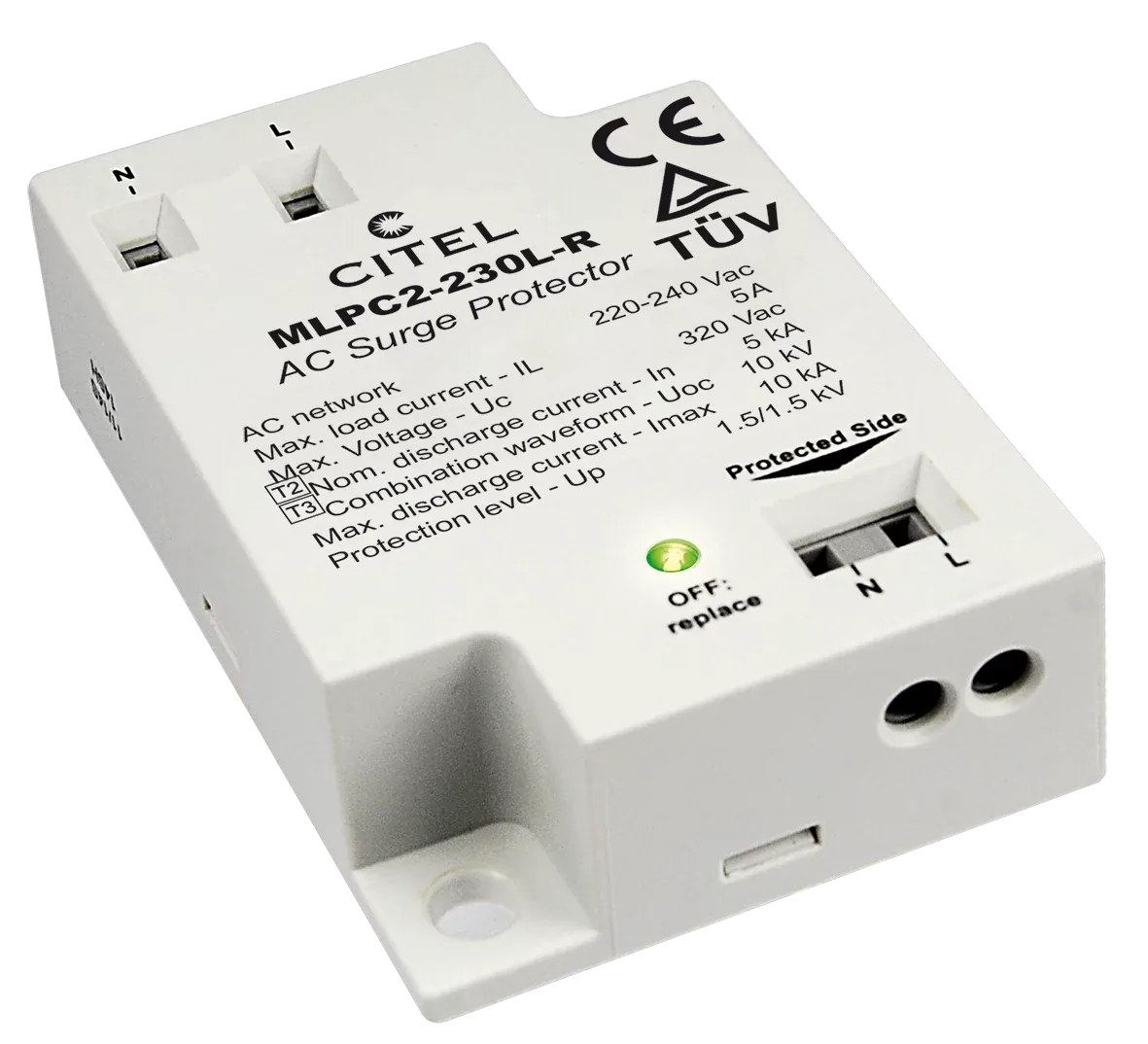 Устройство защиты от импульсных перенапряжений Citel MLPC2-230L-R (832211)