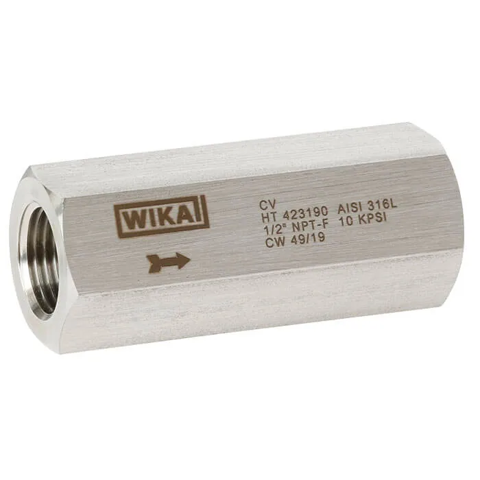 Клапан обратный WIKA CV