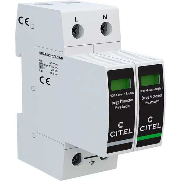 Устройство защиты от импульсных перенапряжений Citel DAC1-13-11-150 (821710132), тип 1+2