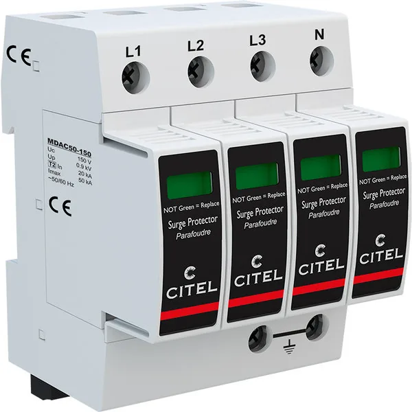 Устройство защиты от импульсных перенапряжений Citel DAC50S-40-150 (821110124), тип 2