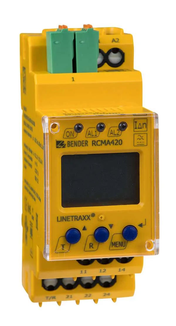 Устройство контроля дифференциальных токов Bender LINETRAXX RCMA420-D-1