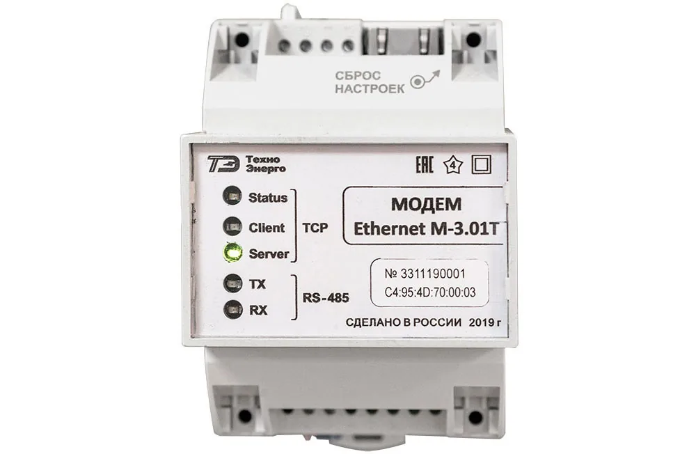 Модем Ethernet М-3.01.01Т