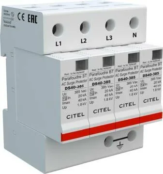Устройство защиты от импульсных перенапряжений Citel DS44-385 (461202), тип 2