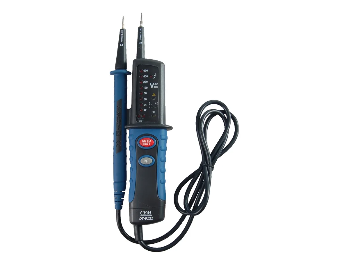 Двухполюсный электротестер CEM DT-9121