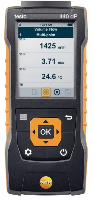 Анализатор параметров микроклимата Testo 440 dP