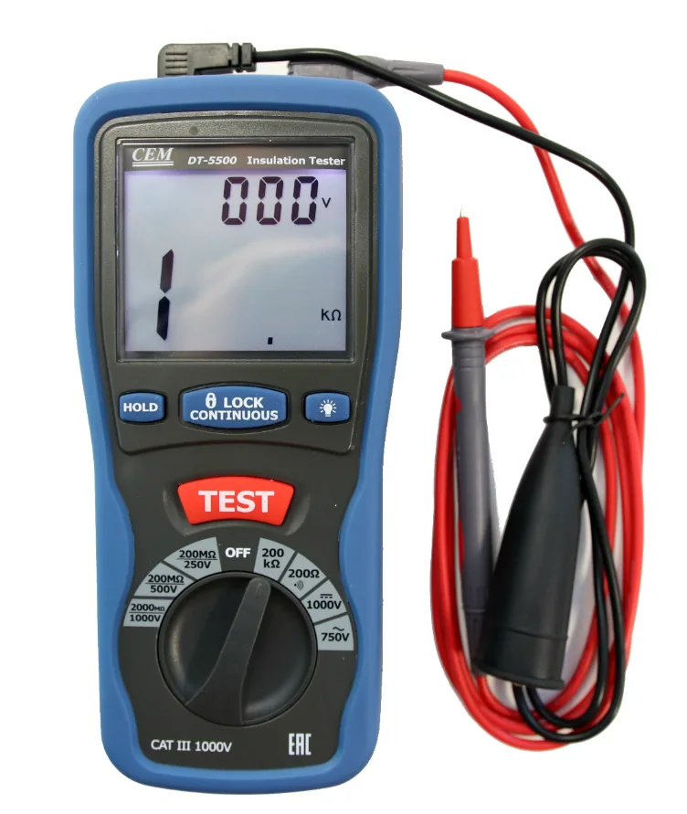 Мегаомметр CEM DT-5500