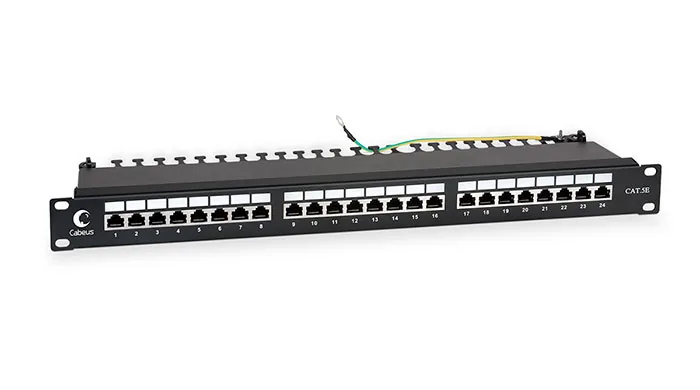 Патч-панель Cabeus 1HU PL-24-Cat.5e-SH-Dual