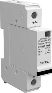 Устройство защиты от импульсных перенапряжений Citel DS131R-48DC (572101), защита сети 48В постоянного тока, 1 полюс