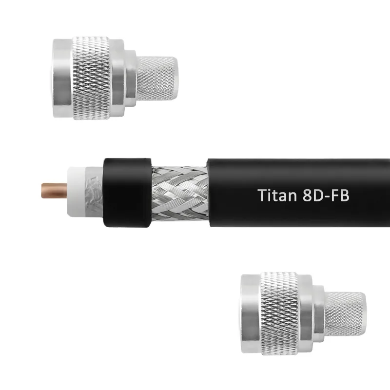 Кабельная сборка VEGATEL 8D-FB Titan N-male-N-male 1 м