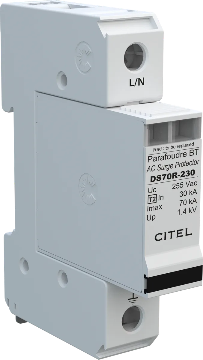 Устройство защиты от импульсных перенапряжений Citel DS71R-230 (3214011), тип 2