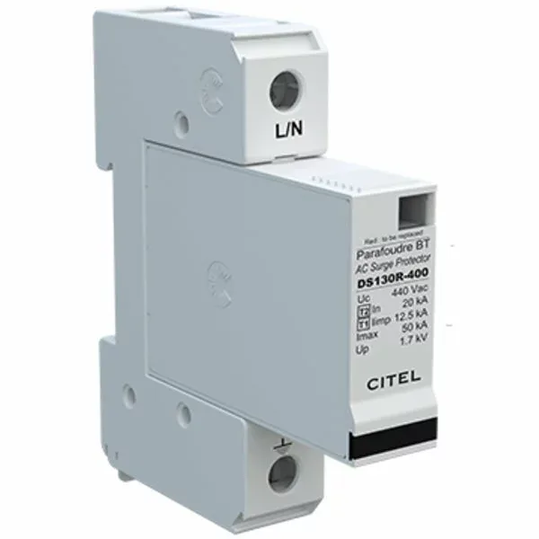 Устройство защиты от импульсных перенапряжений Citel DS131R-400 (571401), тип 1+2