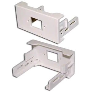 Вставка LANMASTER Mosaic 22.5x45 под симплексный адаптер SC белая