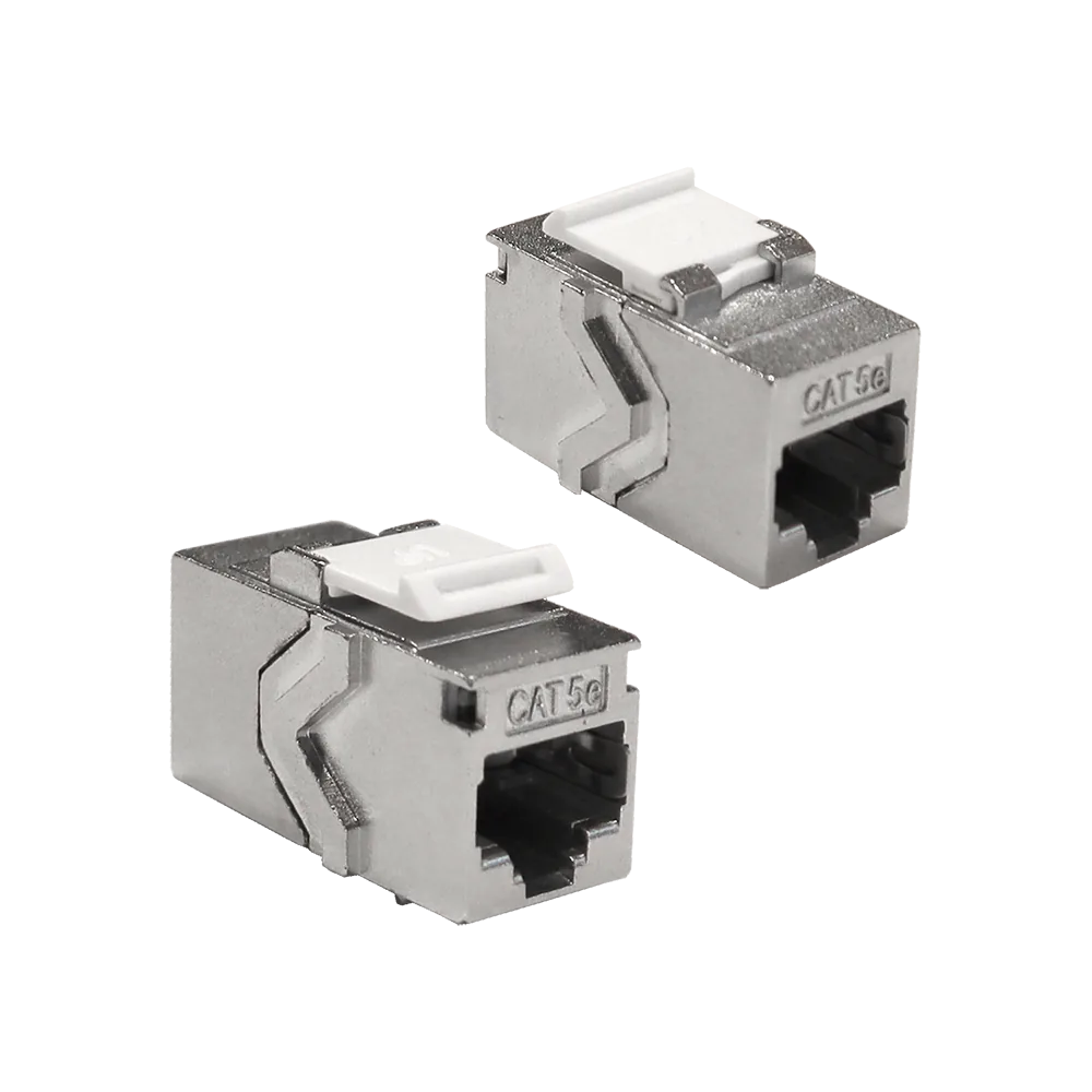 Повторитель портов LANMASTER RJ-45 экранированный кат.5E формата Keystone
