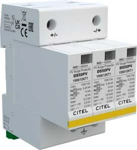 Устройство защиты от импульсных перенапряжений Citel DS50PVS-1500/12KT1 (482573)