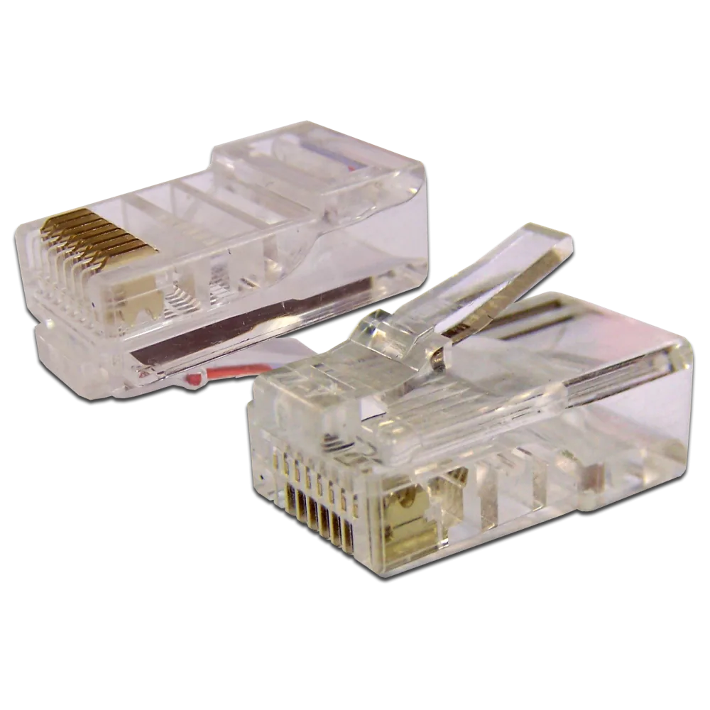 Коннектор LANMASTER RJ-45 UTP 8P8C, универсальный, cat.5e, 100 шт.
