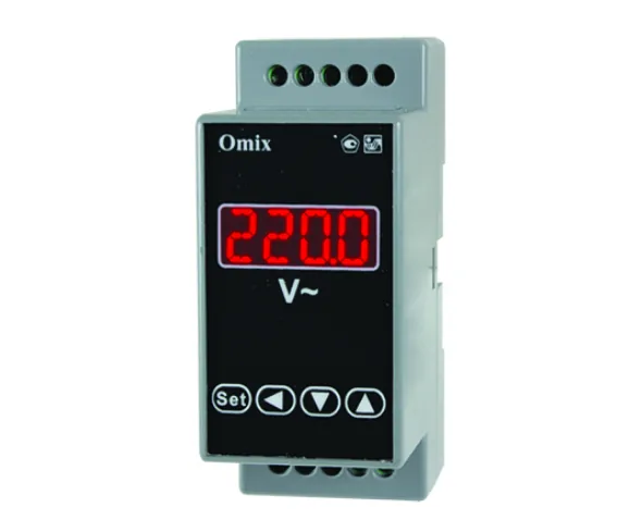 Вольтметр однофазный на DIN-рейку Omix D2-V1-1