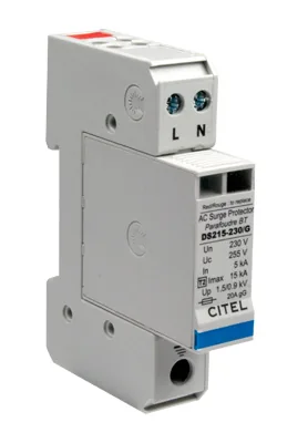 Устройство защиты от импульсных перенапряжений Citel DS215S-230 (451711), тип 2 (или 3)