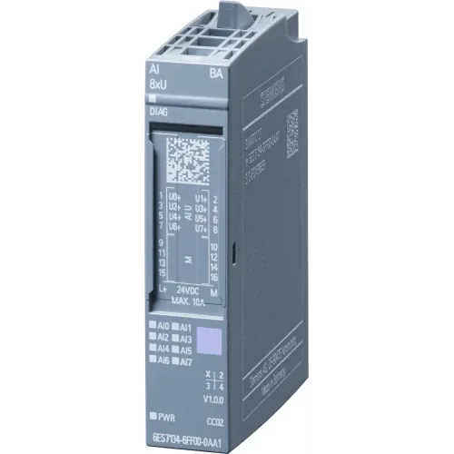 Модуль аналогового ввода Siemens SIMATIC ET 200SP, 6AG1134-6GD01-7BA1