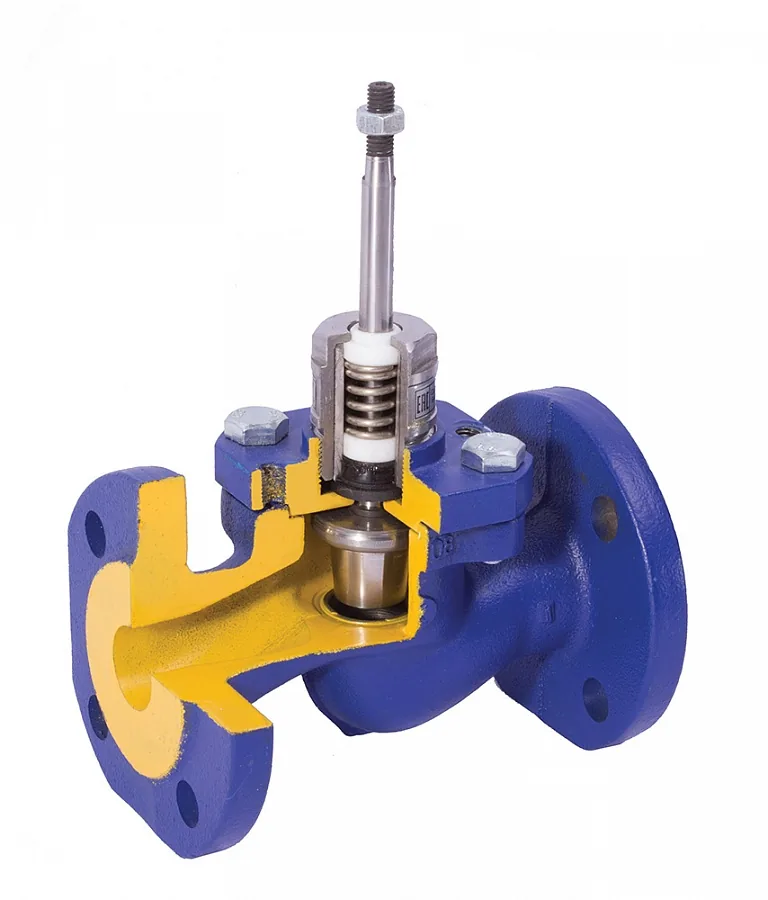 Клапан ВКСР ДУ100 Kvy 160 с ВЭП-115-2700/63-20-220В 50 Гц IP54