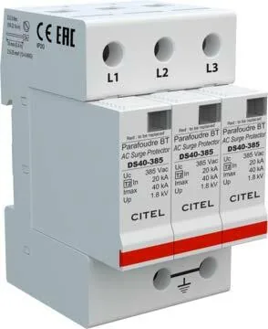 Устройство защиты от импульсных перенапряжений Citel DS43-385 (461203), тип 2