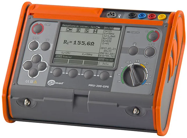Многофункциональный измеритель заземления Sonel MRU-200-GPS