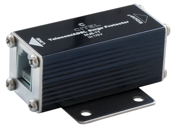 Устройство защиты от импульсных перенапряжений Citel MJ6-1T (560402) с разъемом RJ11 для 1 телефонной линии