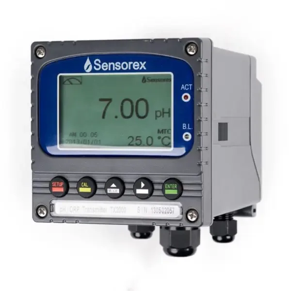 Интеллектуальный передатчик/контроллер pH и ORP Sensorex TX2000
