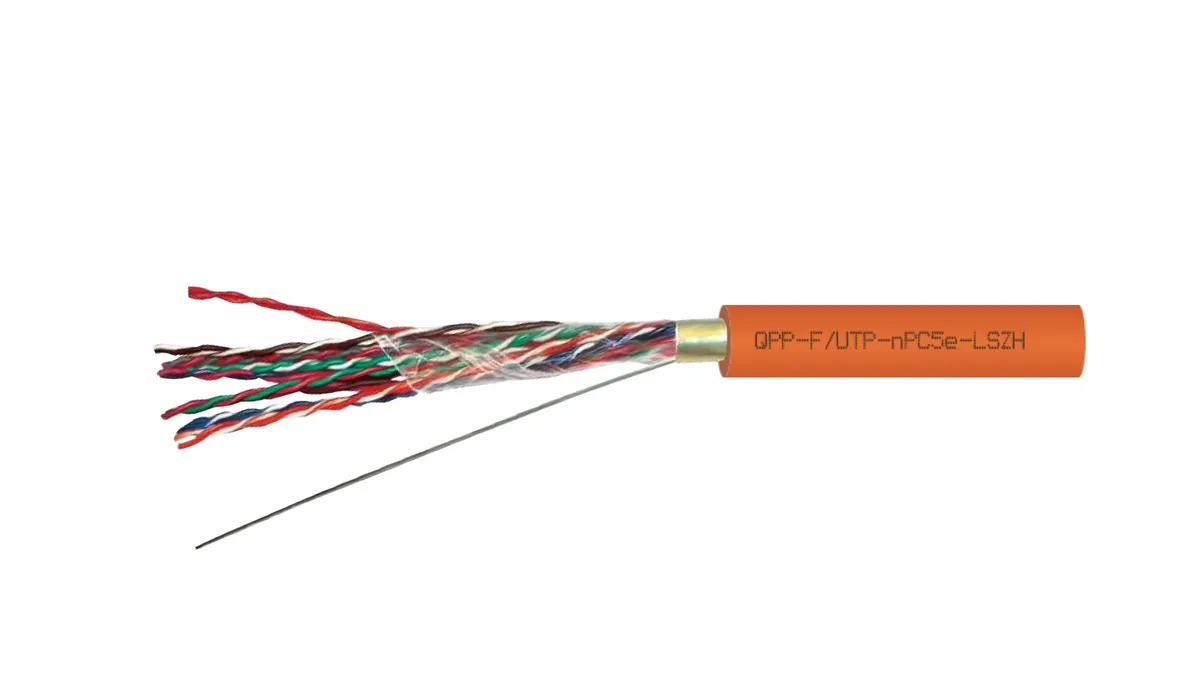 Кабель витая пара QTECH QPP-F/UTP-10PC5e-LSZH-305